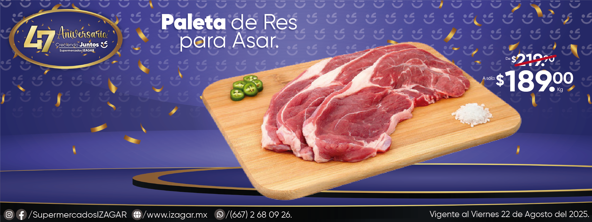 PALETA DE RES PARA ASAR-01
