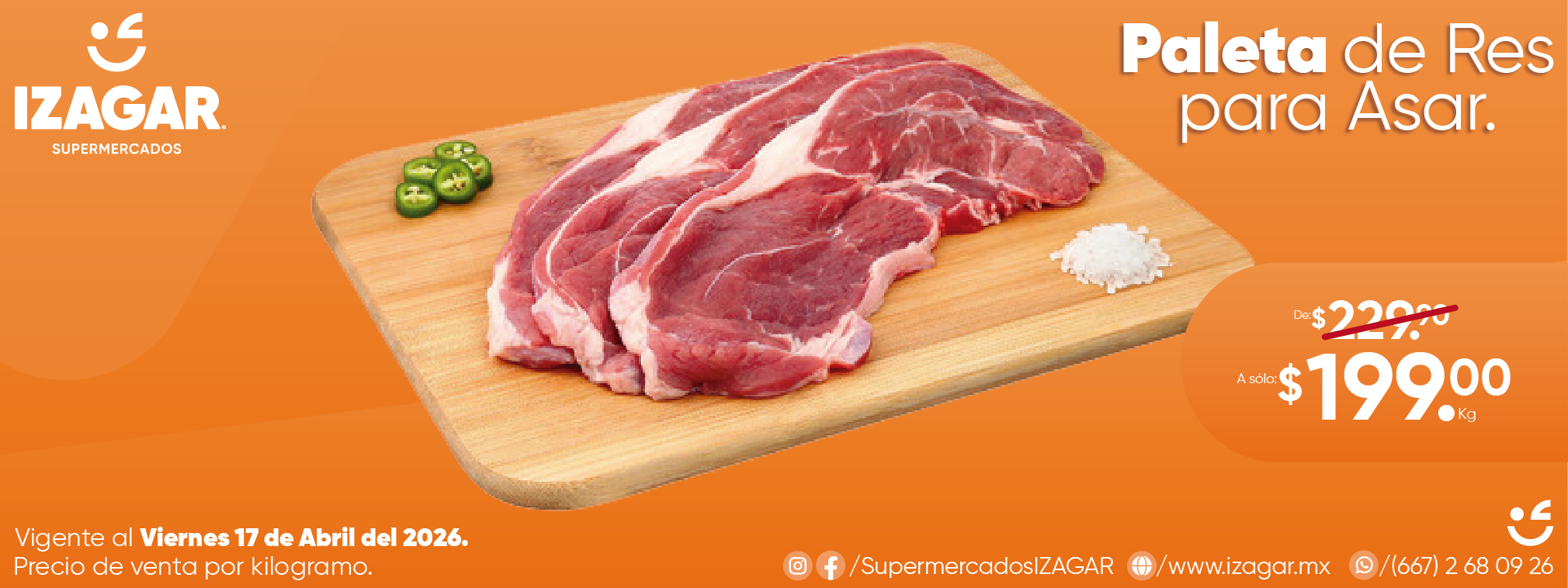 PALETA DE RES PARA ASAR