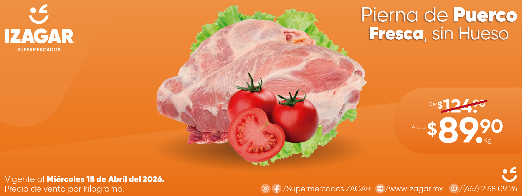 PIERNA DE PUERCO FRESCA SIN HUESO