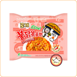 Ramen con salsa rosa y sabor a pollo picante SAMYANG