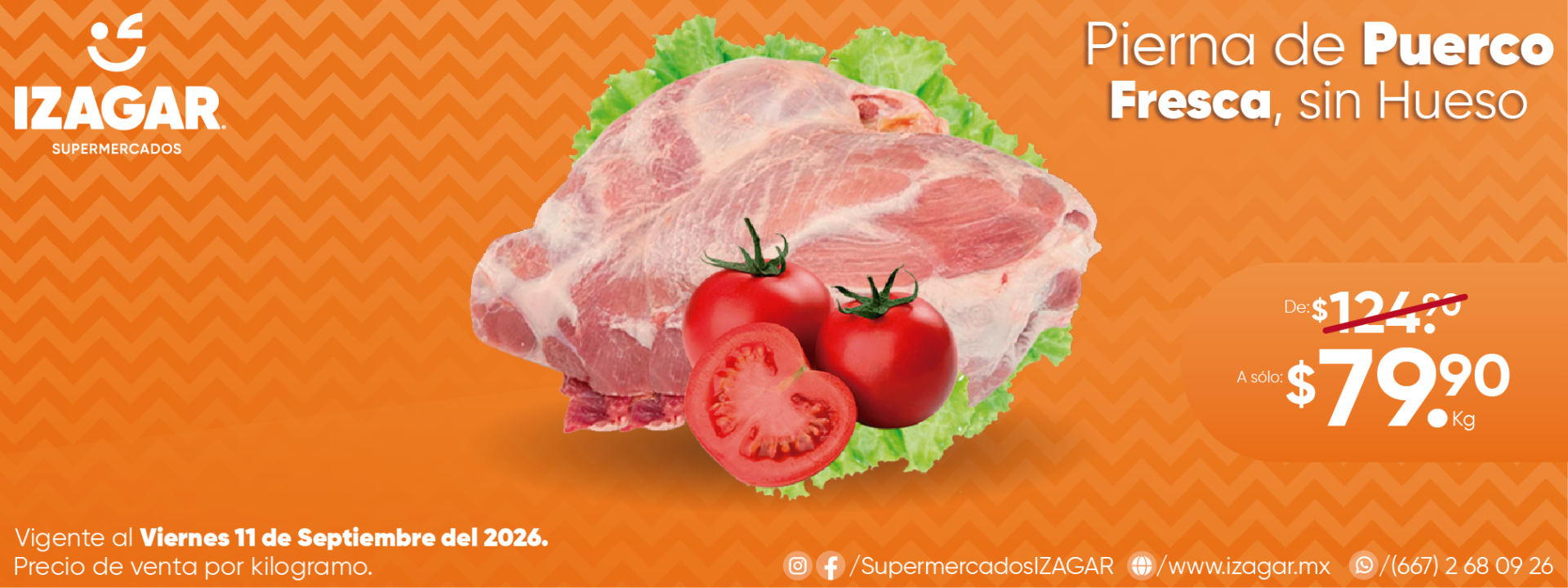 PIERNA DE PUERCO FRESCA SIN HUESO